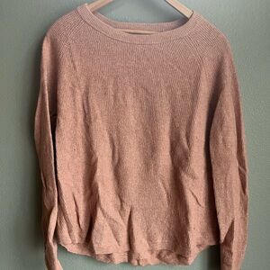 Madewell Dusty Rose Crew Neck Sweater